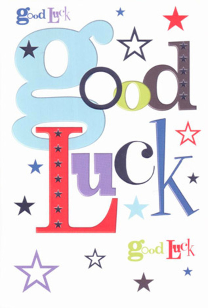 This luck-themed card radiates with a vibrant spirit that resonates from the heart of Earls Court, where tradition and individuality meet at every flower market. Each letter springs to life in vivid pastel blue, slender black, playful red, and mossy green, their forms animated by a scattering of vividly coloured stars. Set against pure white, the lively typographic bursts and whimsical accents lend the card a jovial cheer, as if it were leading raucous applause for someone at the start of a new journey down Earls Court Road. The ample spacing around every character bathes the design in modern breathing space, letting each colour and star shine as brightly as the spring bulbs in nearby gardens. Subtle but crisp, the card's textured quality brings a pleasing sturdiness to the fingertips, making it feel as significant as the bouquets that brighten so many local doorsteps. More than a message, it's a symbol-a piece of encouragement infused with friendly energy and genuine belief, ready to carry hope into the future alongside the heartfelt wishes of the Earls Court Florist team.